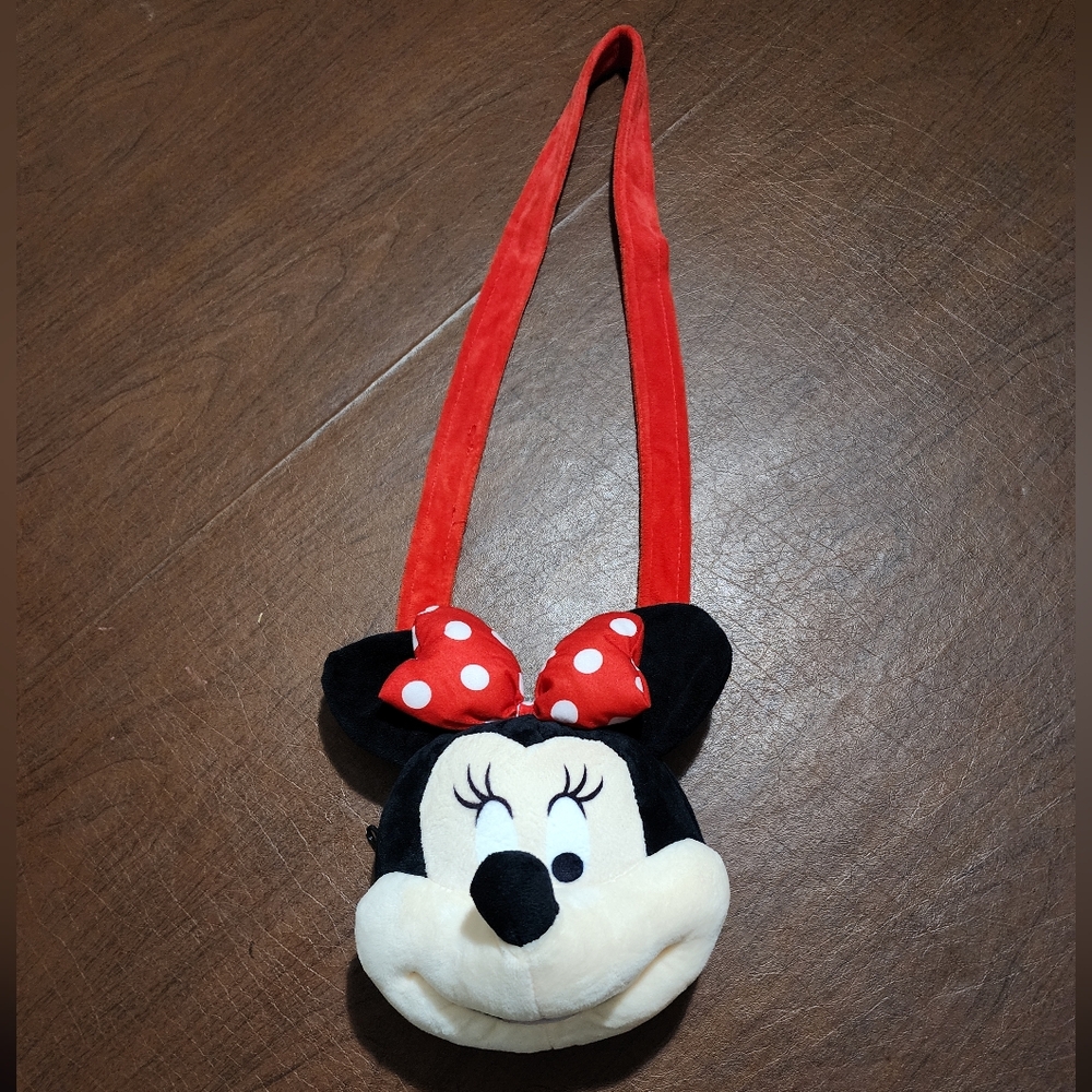 Disney Minnie Mouse Plush Bag - Red and Black
